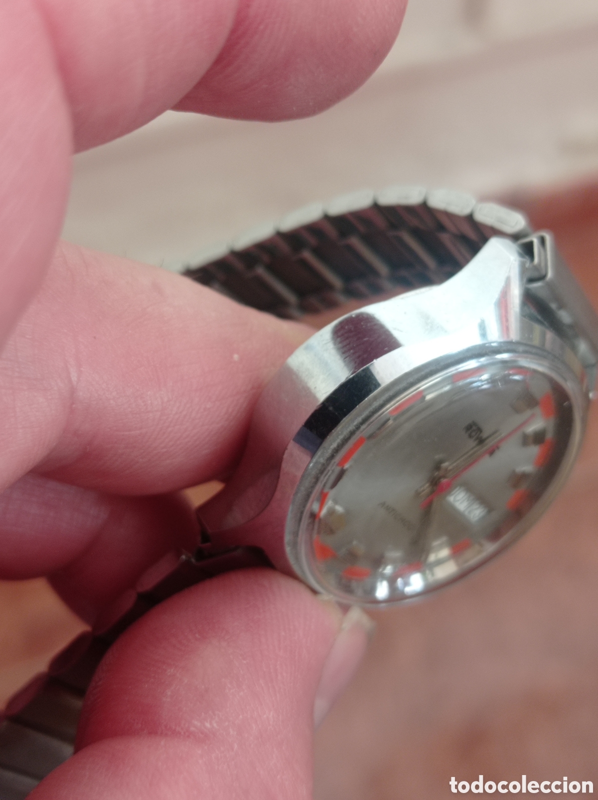 Relojes autom&aacute;ticos: ROWIMA - RELOJ VINTAGE FRANCES AUTOMATICO FUNCIONANDO . POCO USO - Foto 5