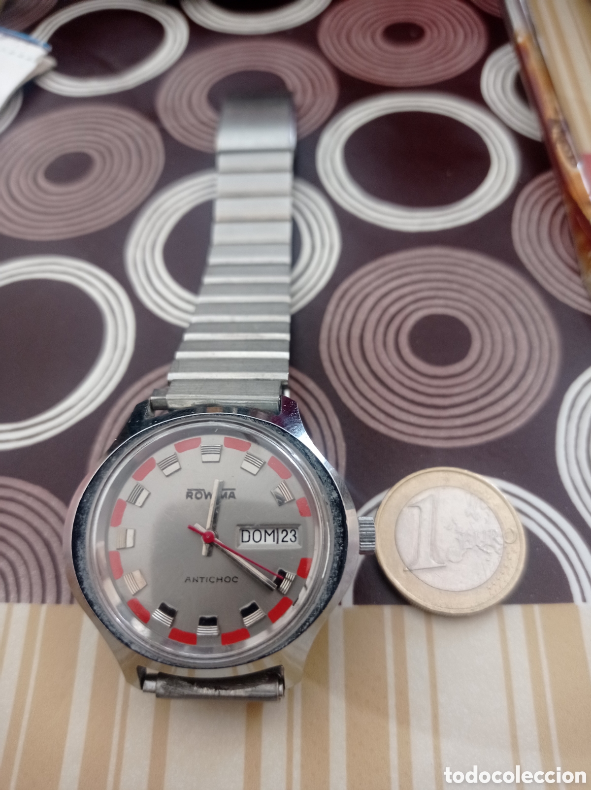 Relojes autom&aacute;ticos: ROWIMA - RELOJ VINTAGE FRANCES AUTOMATICO FUNCIONANDO . POCO USO - Foto 6