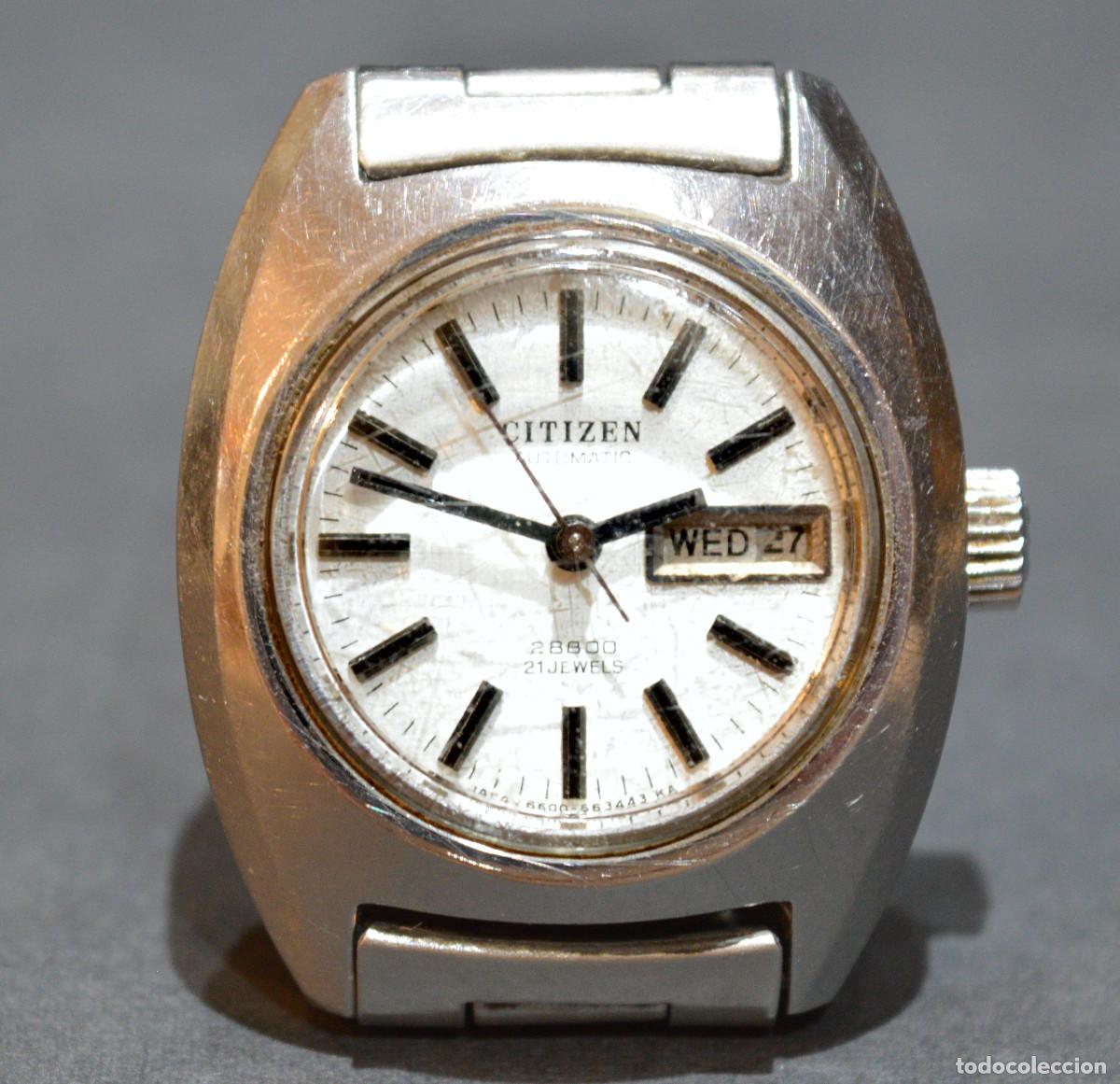 Relojes autom&aacute;ticos: ANTIGUO RELOJ DE PULSERA AUTOMATICO CITIZEN MUJER 21 RUBIS FUNCIONANDO - Foto 11