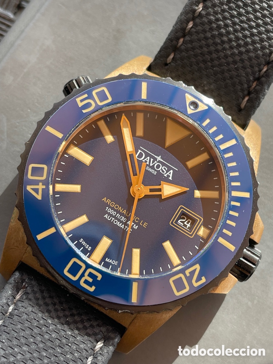 Relojes autom&aacute;ticos: Reloj Davosa Argonautic Bronce diver - Foto 4