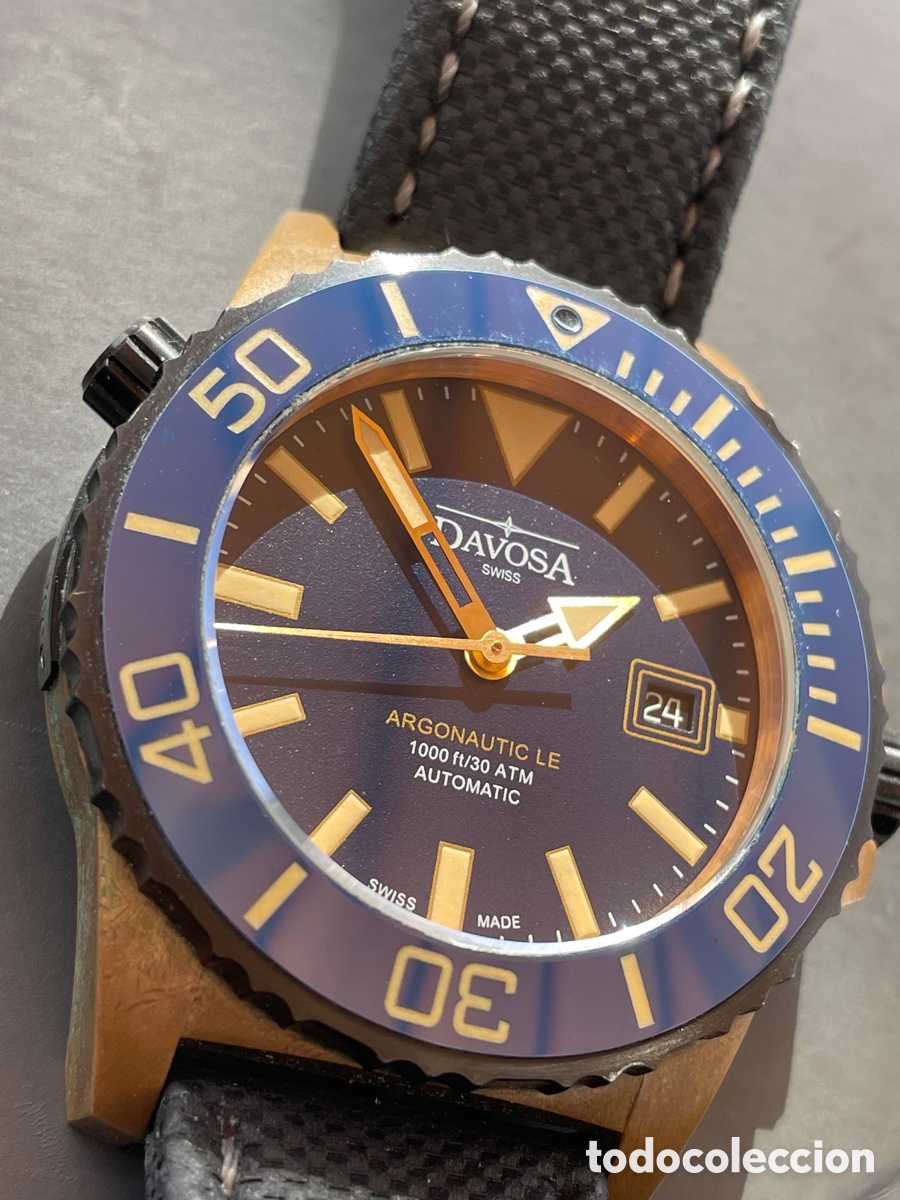 Relojes autom&aacute;ticos: Reloj Davosa Argonautic Bronce diver - Foto 5