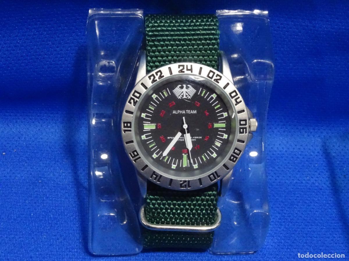 Relojes autom&aacute;ticos: RELOJ ARMY ALPHA TEAM. SIN USAR. SERIE LIMITADA. - Foto 2