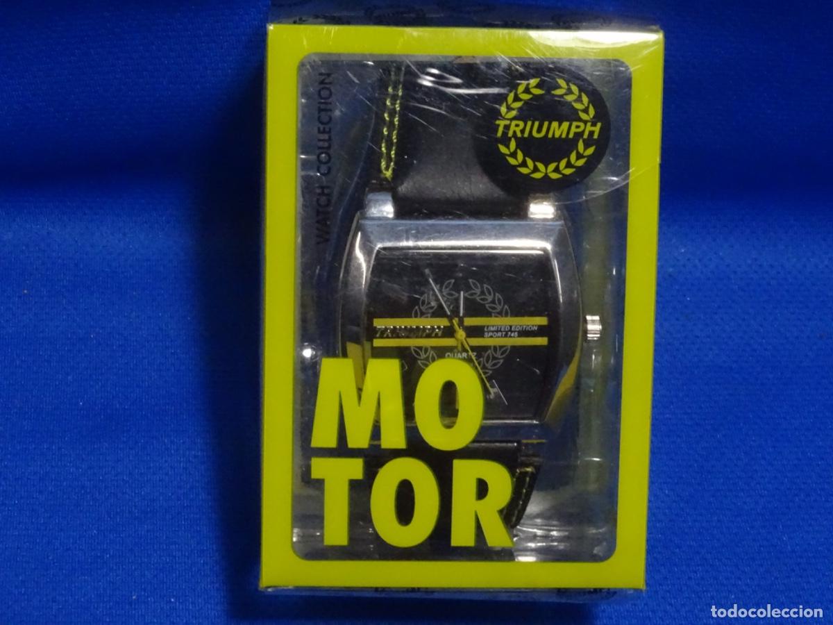 Relojes autom&aacute;ticos: RELOJ MOTOR TRIUMPH. SIN USAR. SERIE LIMITADA. - Foto 1