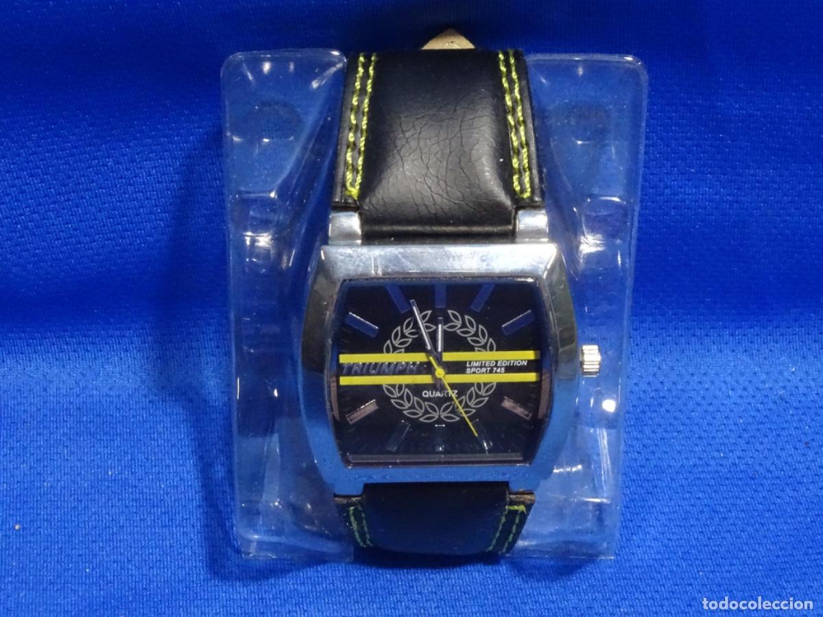 Relojes autom&aacute;ticos: RELOJ MOTOR TRIUMPH. SIN USAR. SERIE LIMITADA. - Foto 2
