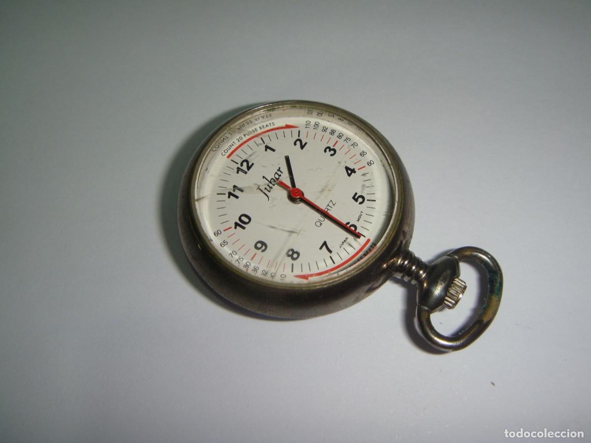 Relojes autom&aacute;ticos: Reloj de Bolsillo. Jubar. Funciona a pilas. - Foto 2