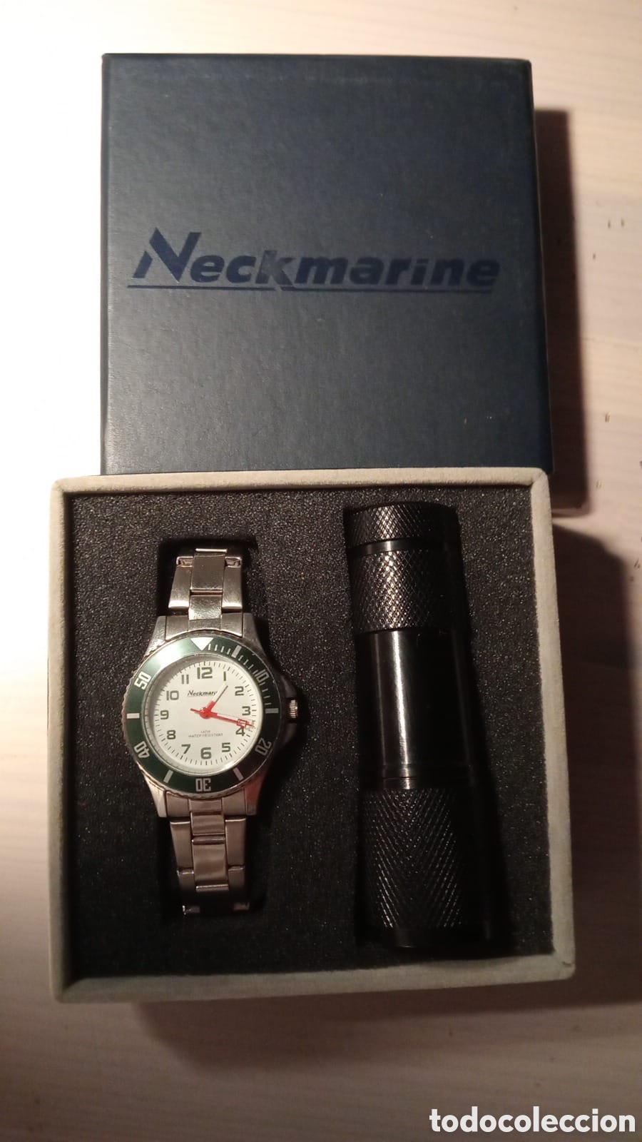 Relojes autom&aacute;ticos: Reloj Neckmarine Blanco-Verde 33MM - Foto 1