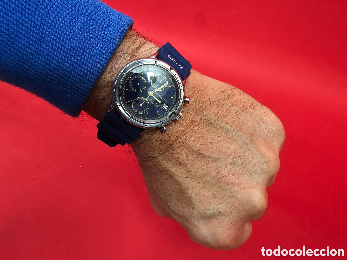 Relojes autom&aacute;ticos: Reloj caballero Hamilton Crono autom&aacute;tico - Foto 6