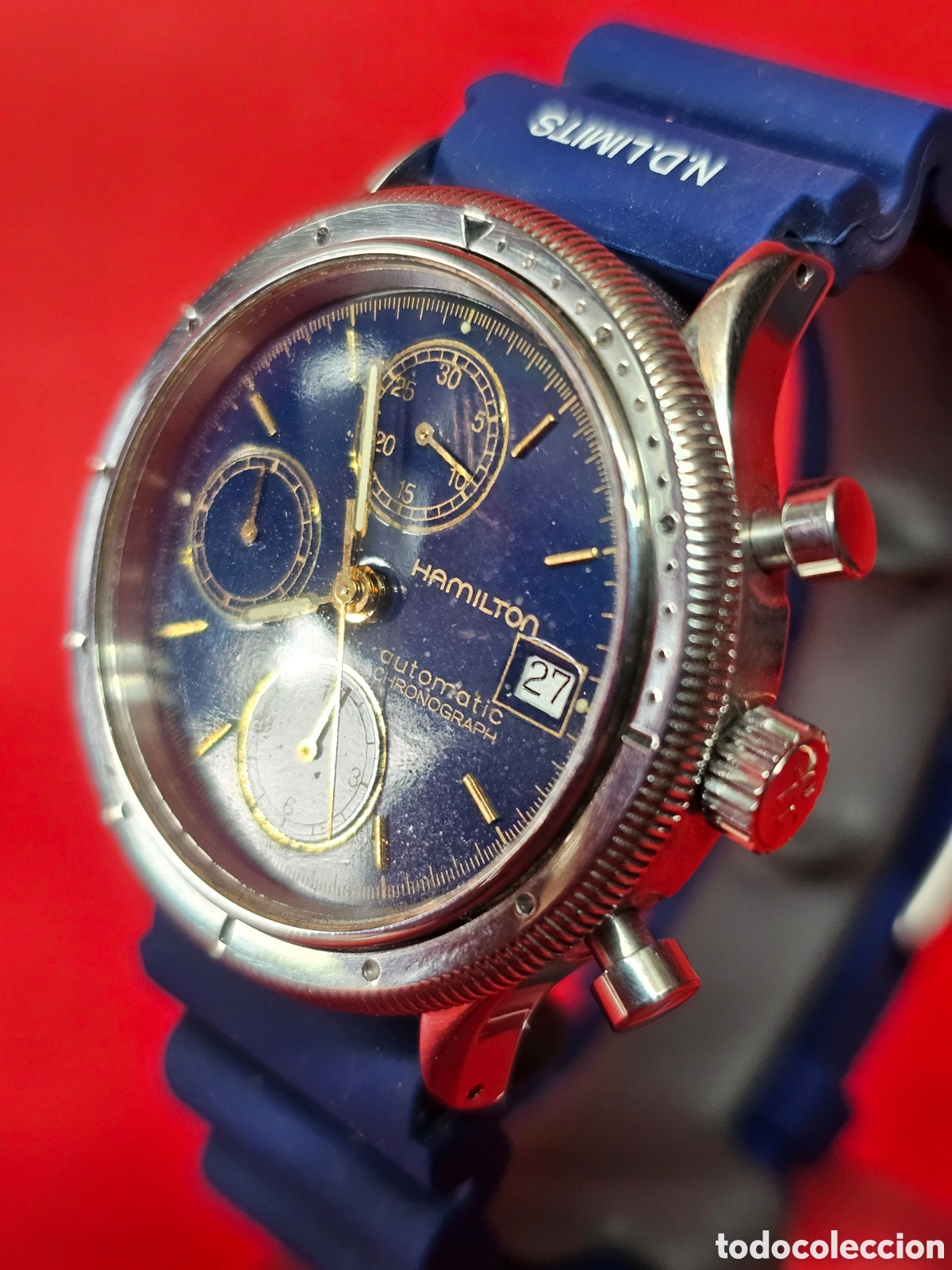 Relojes autom&aacute;ticos: Reloj caballero Hamilton Crono autom&aacute;tico - Foto 14