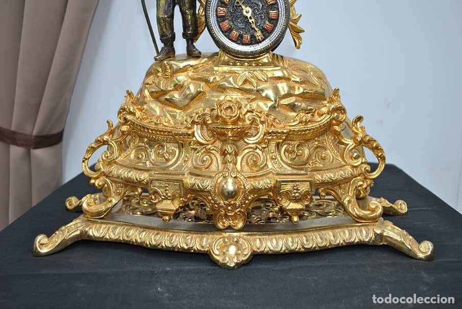 Relojes autom&aacute;ticos: RELOJ DE MESA EN BRONCE - Foto 4