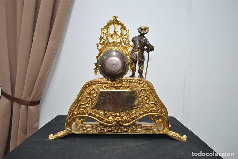Relojes autom&aacute;ticos: RELOJ DE MESA EN BRONCE - Foto 7