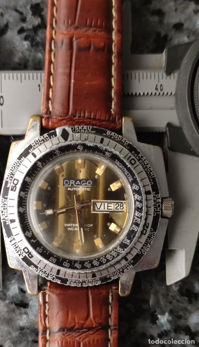 Relojes autom&aacute;ticos: Drago tipo Diver a&ntilde;os 70 - Foto 3