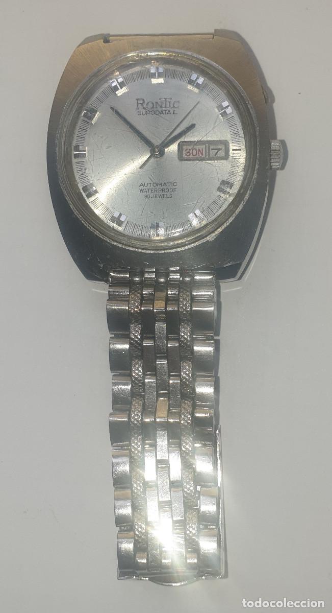 Relojes autom&aacute;ticos: Reloj de acero inoxidable autom&aacute;tico RonTic de 30 rubies, de colecci&oacute;n - Foto 1