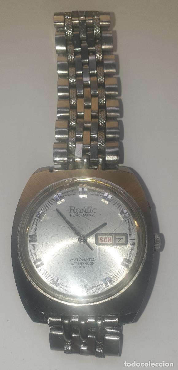 Relojes autom&aacute;ticos: Reloj de acero inoxidable autom&aacute;tico RonTic de 30 rubies, de colecci&oacute;n - Foto 2