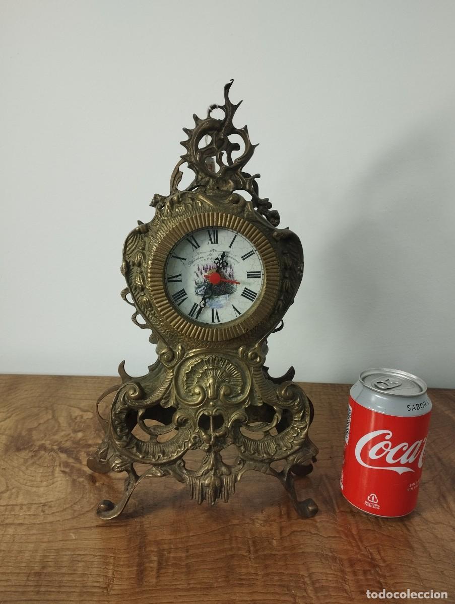 Relojes autom&aacute;ticos: Reloj de Sobremesa de Bronce / jrsanchezantiques - Foto 2