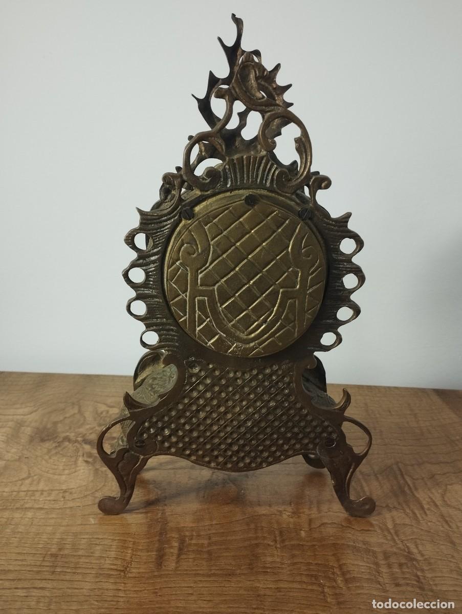 Relojes autom&aacute;ticos: Reloj de Sobremesa de Bronce / jrsanchezantiques - Foto 7