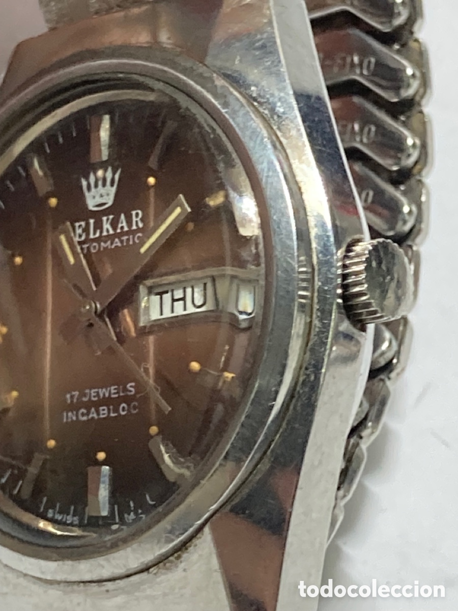 Relojes autom&aacute;ticos: Reloj Delkar Automatic vintage doble dial /CR06-51 - Foto 2