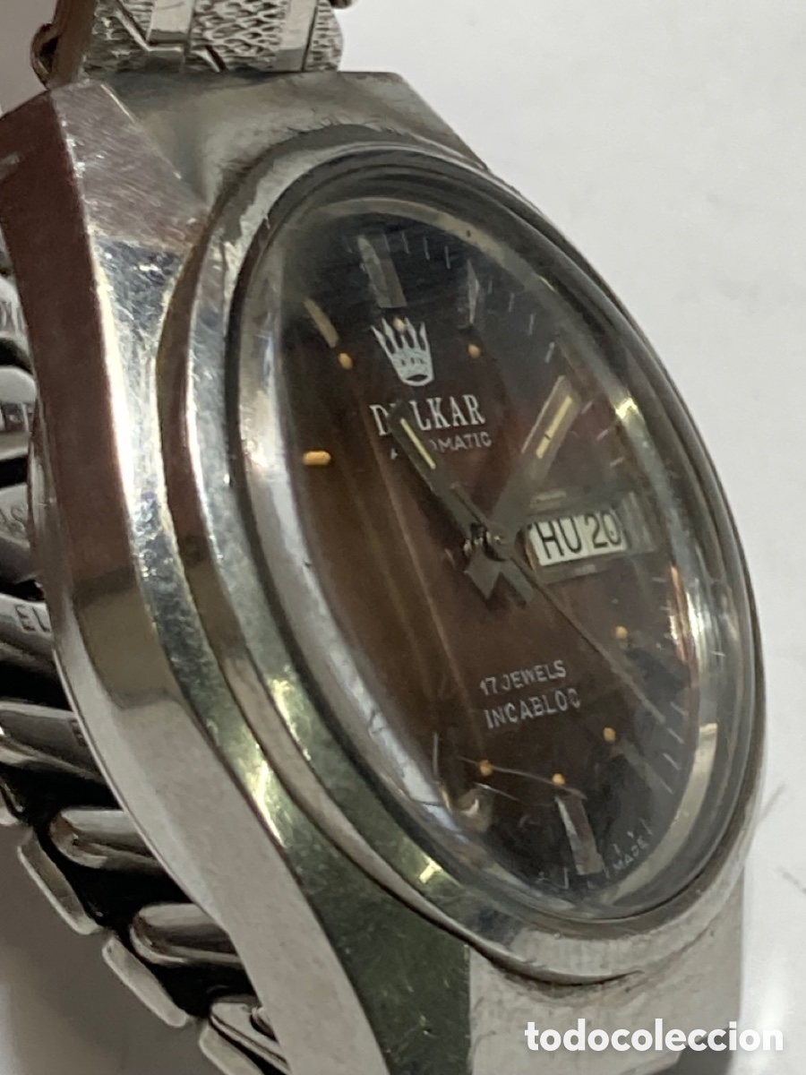 Relojes autom&aacute;ticos: Reloj Delkar Automatic vintage doble dial /CR06-51 - Foto 3