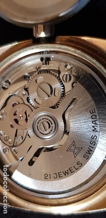 Relojes autom&aacute;ticos: EDOX AUTOMATICO,CON LOGO DE PEGASO,FUNCIONANDO DA&Ntilde;ANO EL CRISTAL - Foto 8