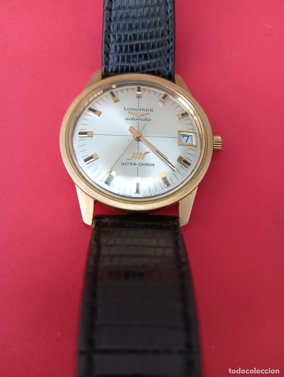 RELOJ LONGINES ULTRA CHRON AUTOMATICO EN ORO 18 K