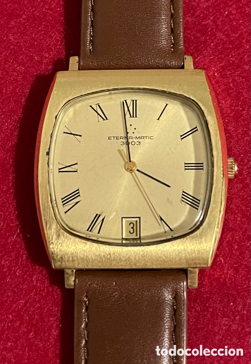 Relojes autom&aacute;ticos: Reloj de Pulsera, autom&aacute;tico, Eterna Matic, 3003. Caja original. Funcionando - Foto 6