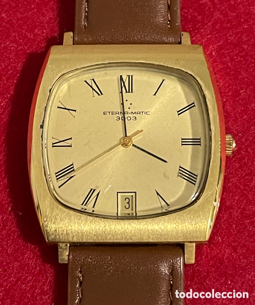 Relojes autom&aacute;ticos: Reloj de Pulsera, autom&aacute;tico, Eterna Matic, 3003. Caja original. Funcionando - Foto 1