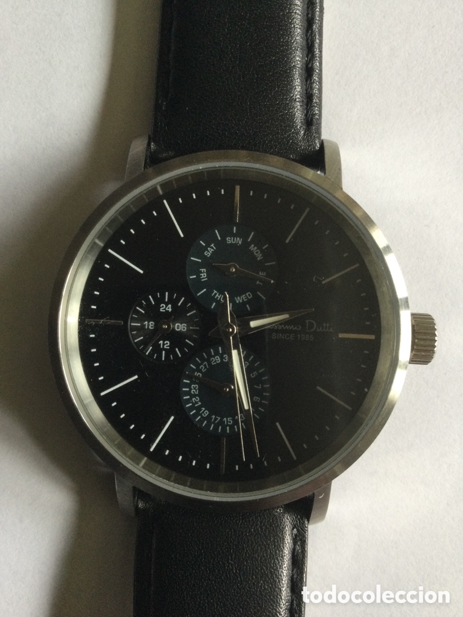 Relojes autom&aacute;ticos: Reloj Massimo Dutti. Carga cuarzo. Pila. - Foto 1