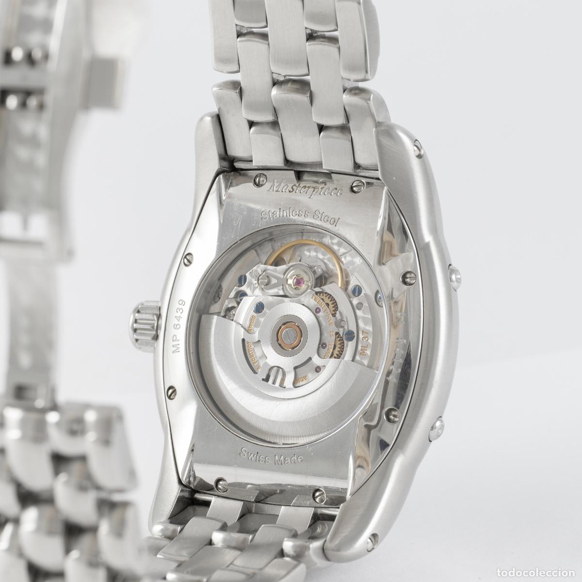 Relojes autom&aacute;ticos: Maurice Lacroix Masterpiece Phase De Lune Black Dial Ref: MP6439 - Foto 8