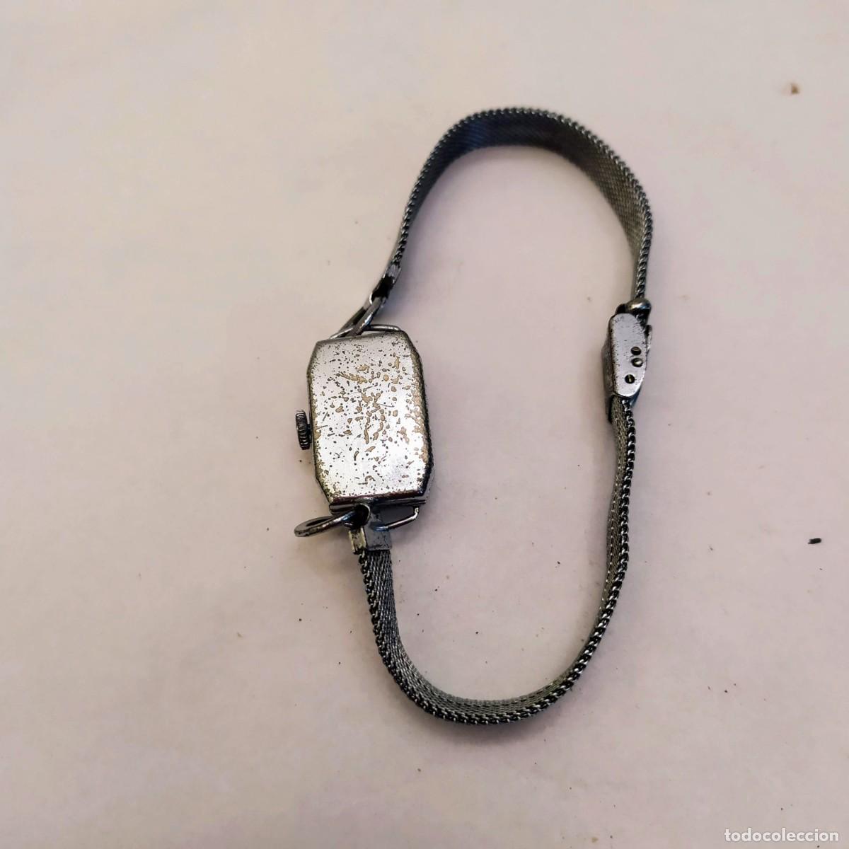 Relojes autom&aacute;ticos: Reloj KOK. Mujer. Correa de malla. Plateado. - Foto 3