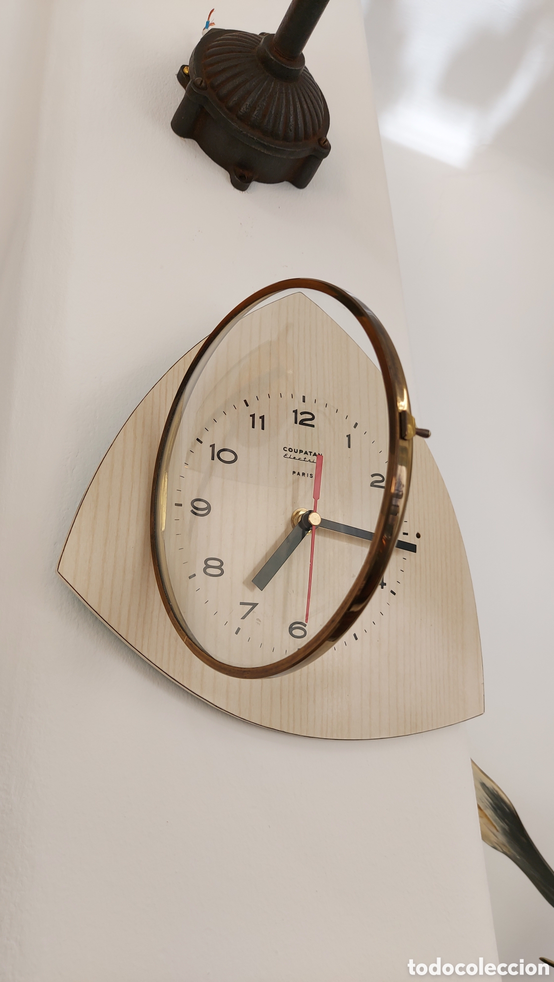 Relojes autom&aacute;ticos: Reloj de pared Franc&eacute;s, circa 1962 - 1968 - Foto 2