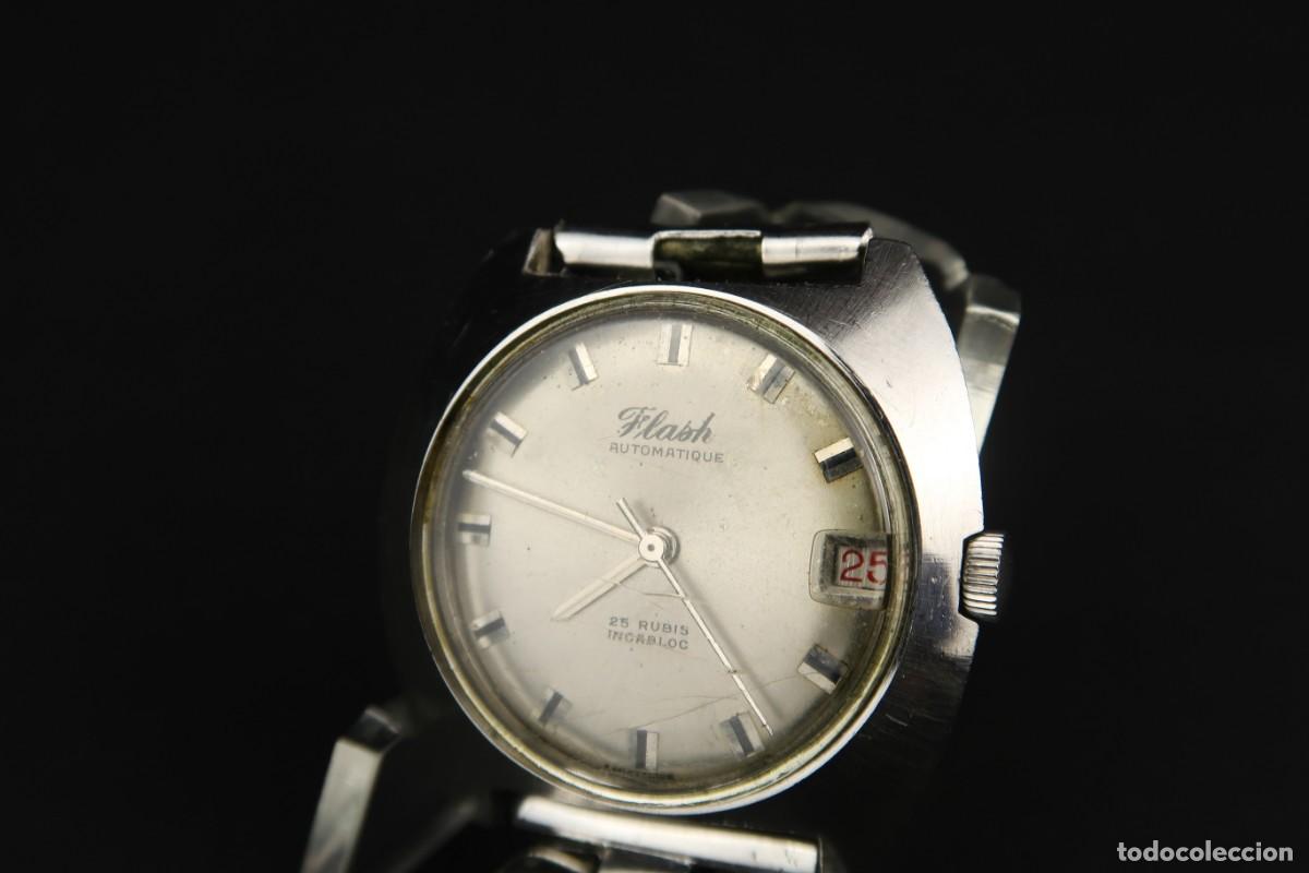 Relojes autom&aacute;ticos: Antiguo Reloj Autom&aacute;tico Flash - Foto 4