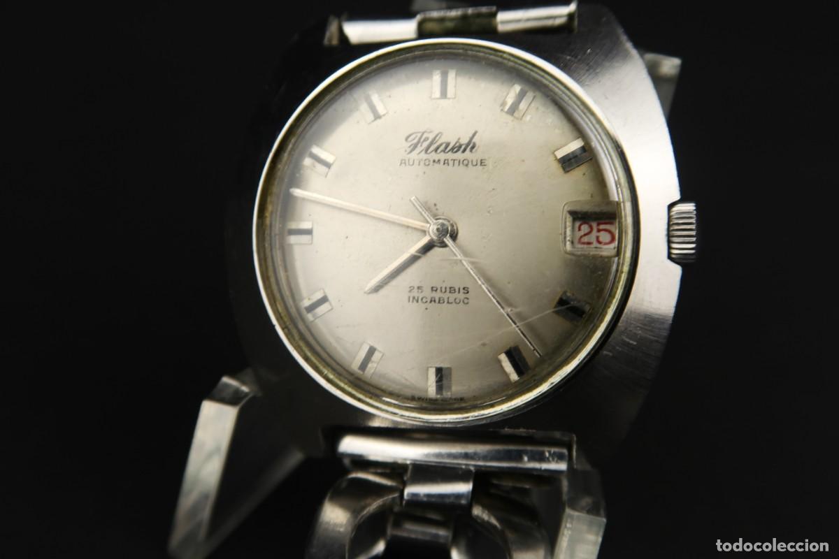 Relojes autom&aacute;ticos: Antiguo Reloj Autom&aacute;tico Flash - Foto 5