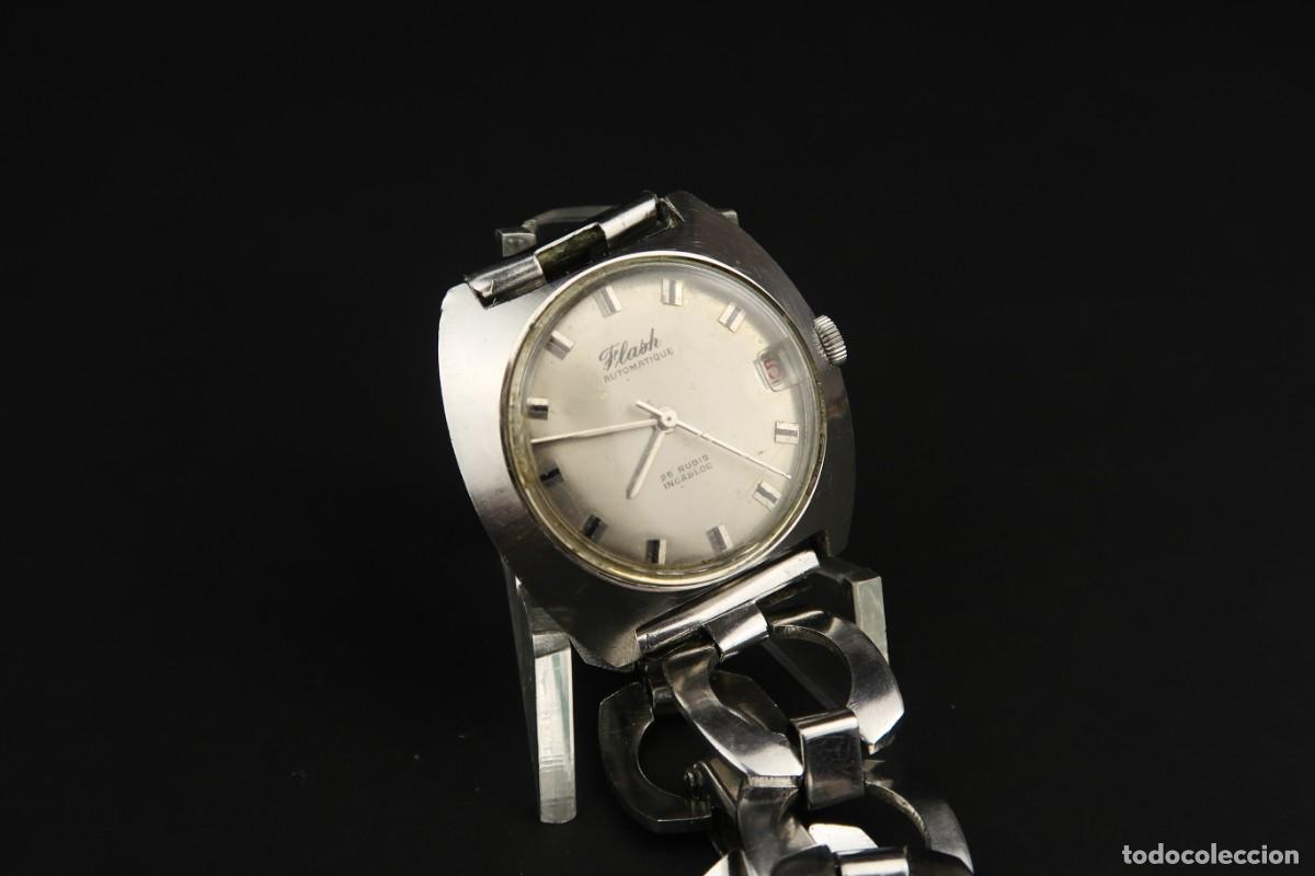 Relojes autom&aacute;ticos: Antiguo Reloj Autom&aacute;tico Flash - Foto 6