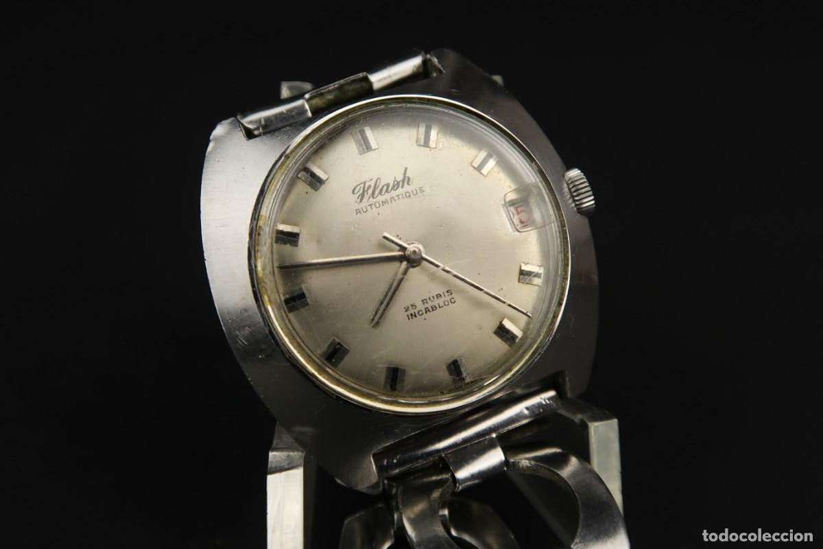 Relojes autom&aacute;ticos: Antiguo Reloj Autom&aacute;tico Flash - Foto 7