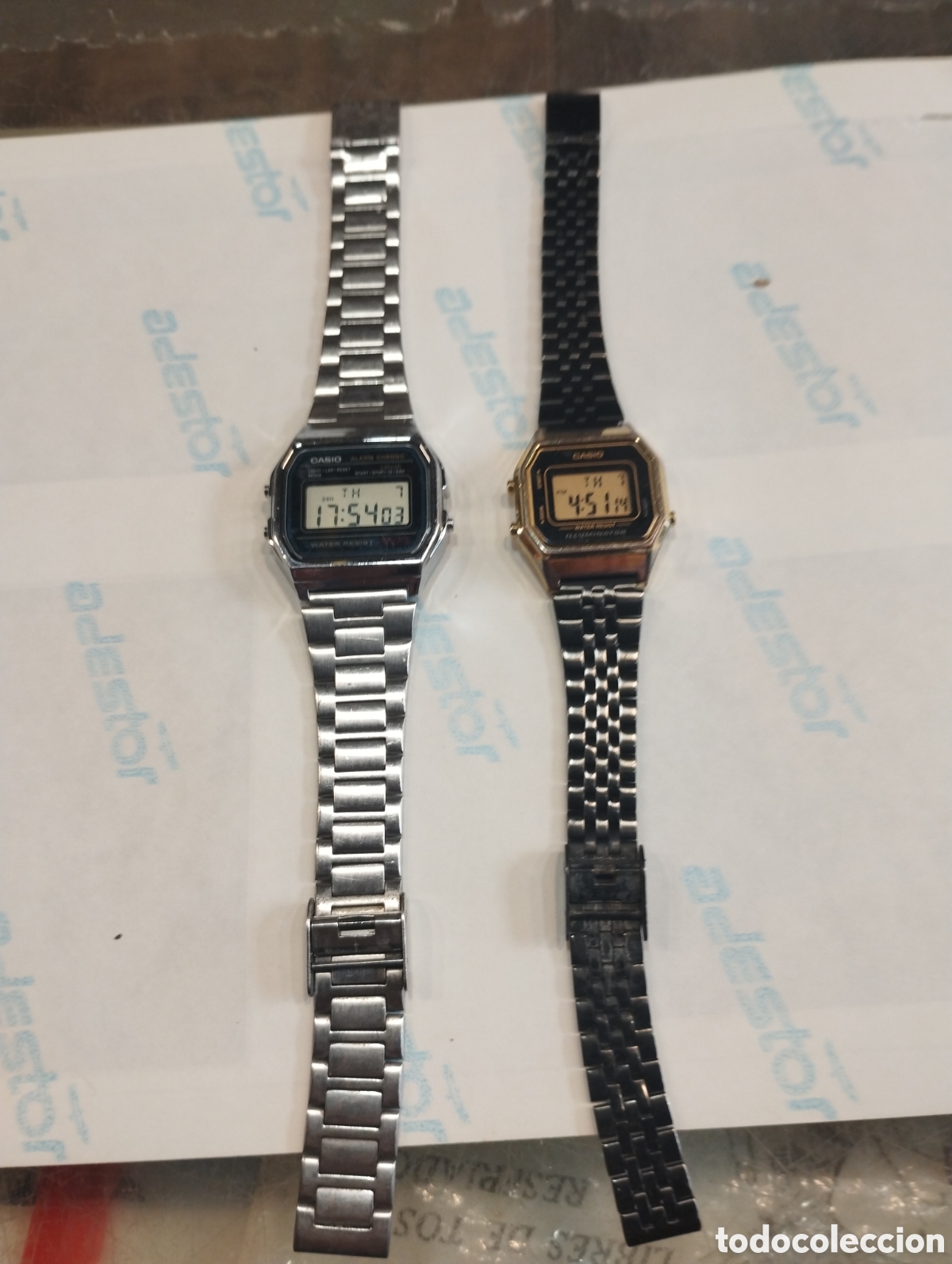 Relojes autom&aacute;ticos: Pareja de relojes Casio caballero y se&ntilde;ora funcionan los dos - Foto 4