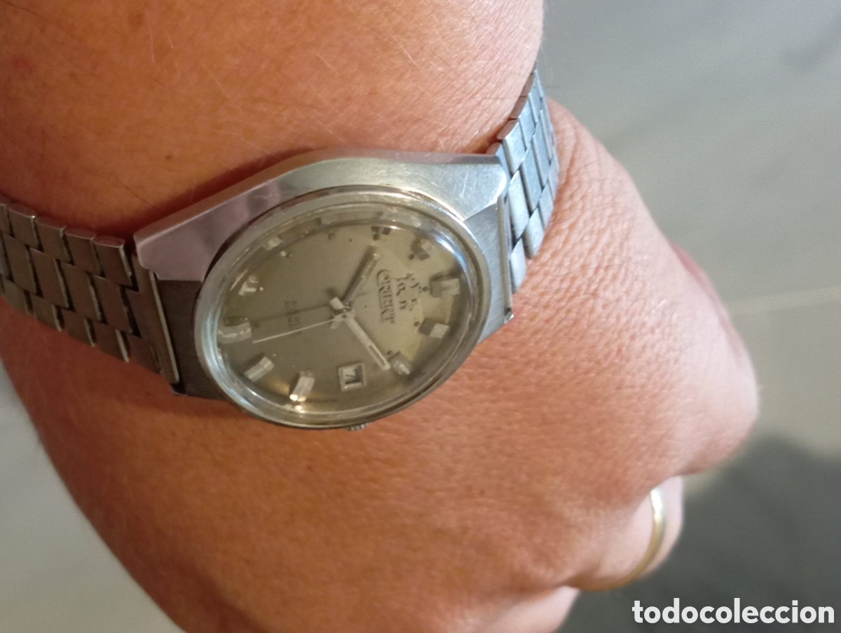 Relojes autom&aacute;ticos: Reloj Hombre Orient 21 Rub&iacute;es Autom&aacute;tico Funciona - Foto 4