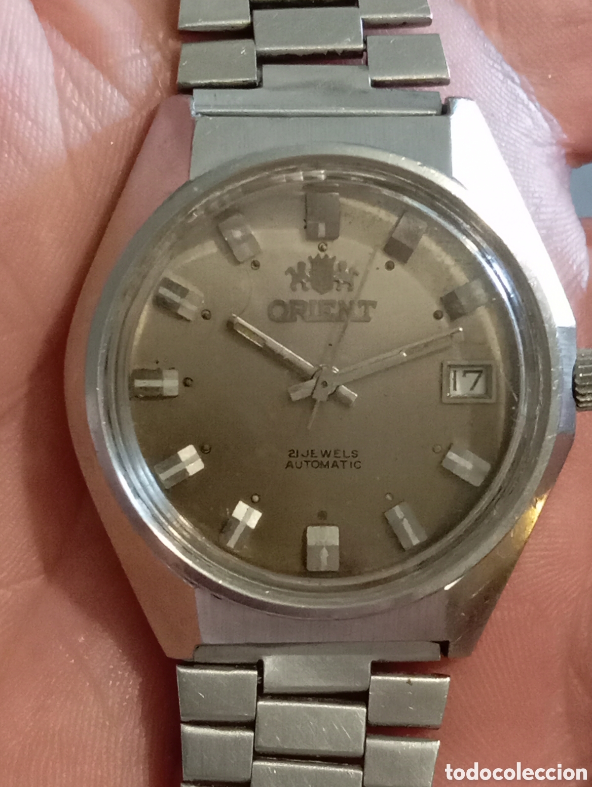 Relojes autom&aacute;ticos: Reloj Hombre Orient 21 Rub&iacute;es Autom&aacute;tico Funciona - Foto 1