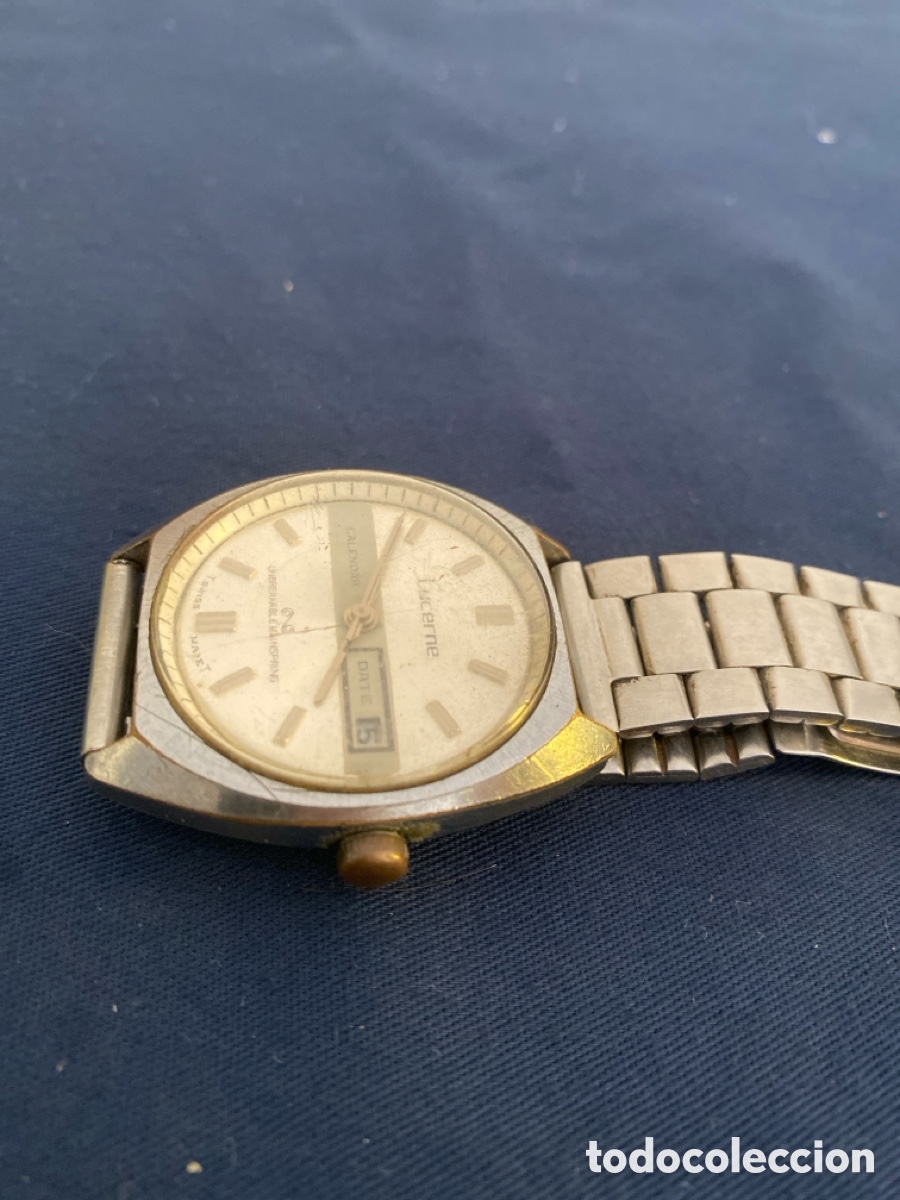 Relojes autom&aacute;ticos: LUCERNE,ANTIGUO RELOJ LUCERNE AUTOM&Aacute;TICO MADE SWISS - Foto 4