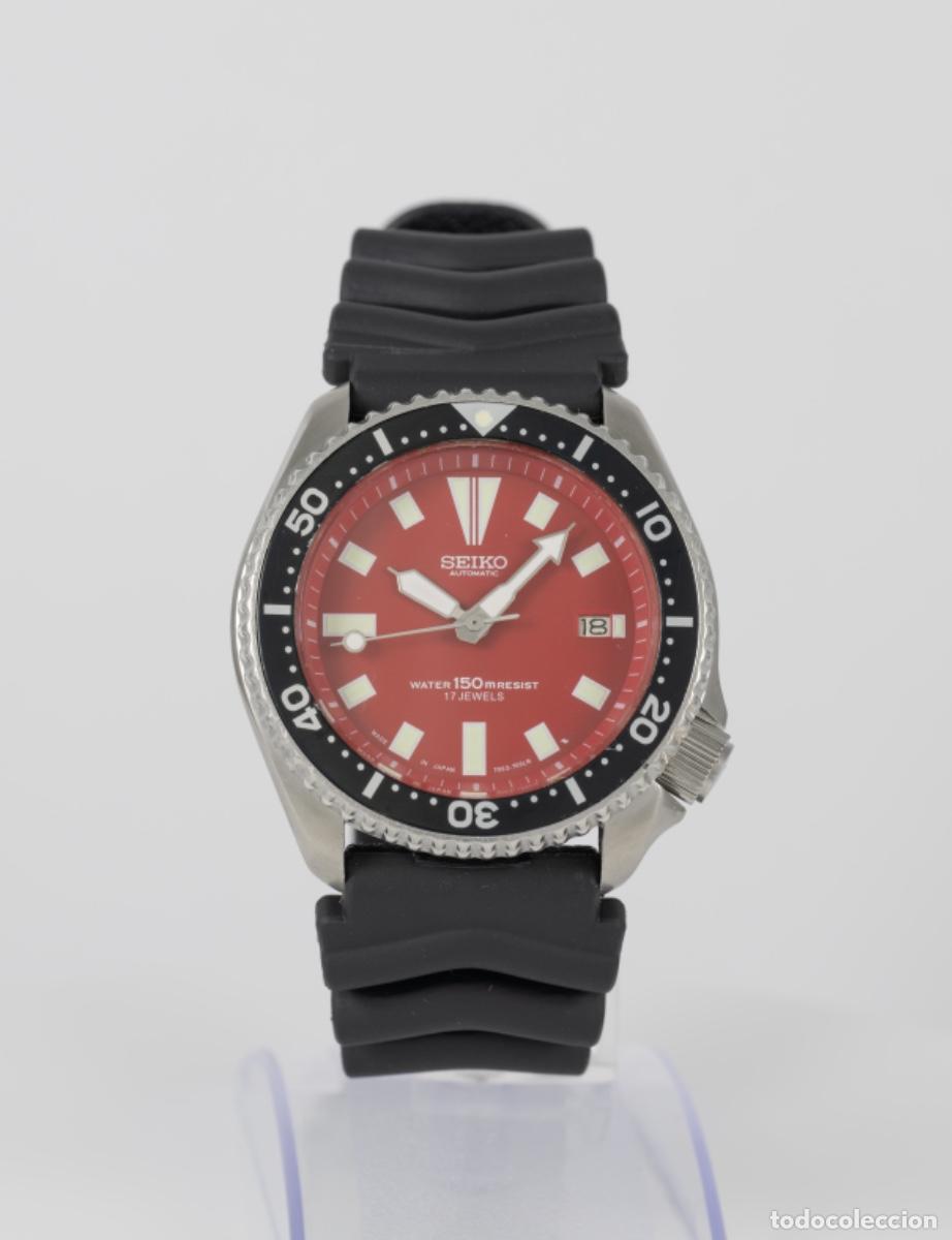 Relojes autom&aacute;ticos: Seiko Scuba Automatic Divers Red Dial Ref: 7002-7000 - Foto 1