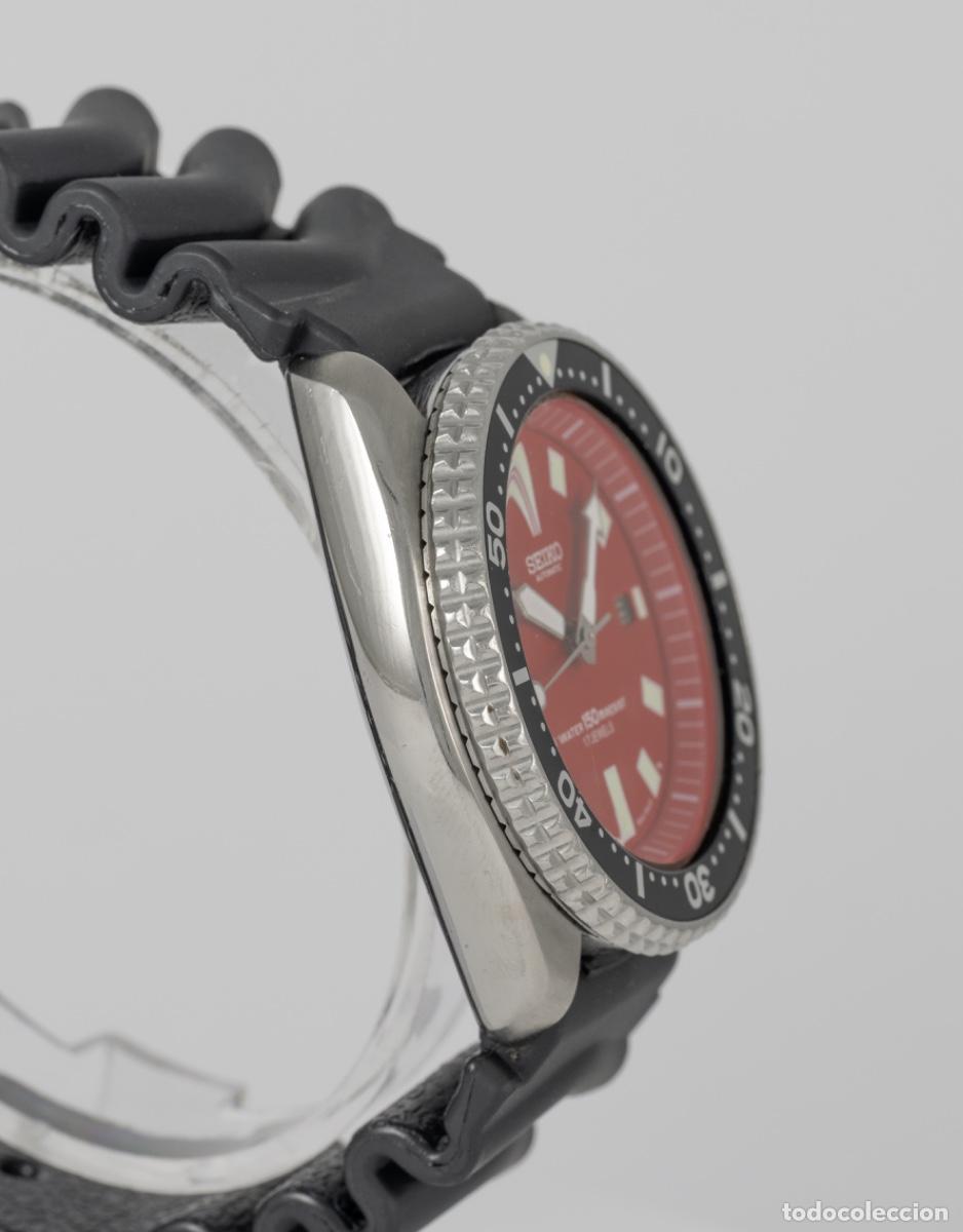 Relojes autom&aacute;ticos: Seiko Scuba Automatic Divers Red Dial Ref: 7002-7000 - Foto 10
