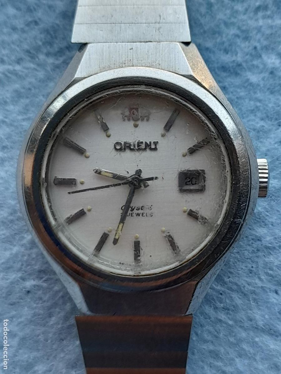 Relojes autom&aacute;ticos: Reloj Marca Orient Crystal. Autom&aacute;tico de dama. Japan made. - Foto 5