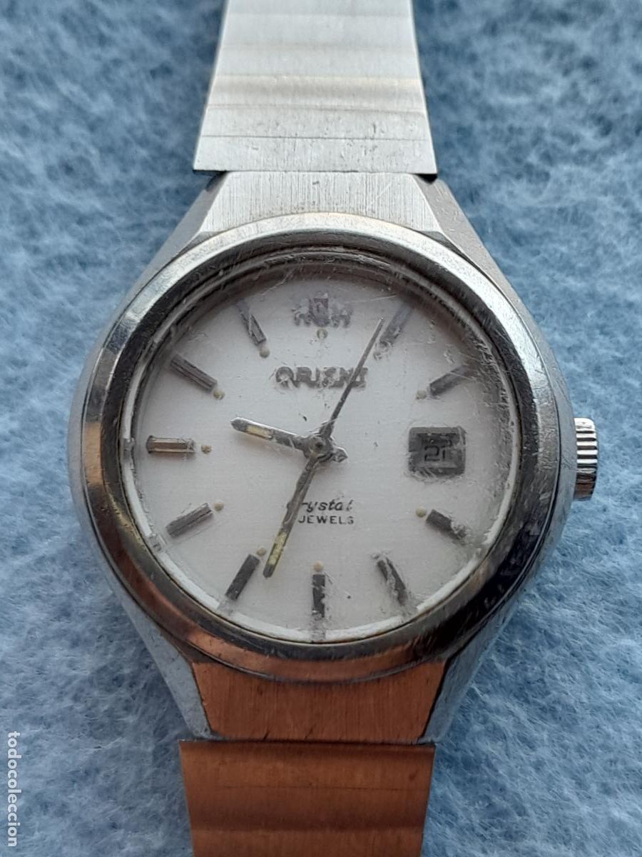Relojes autom&aacute;ticos: Reloj Marca Orient Crystal. Autom&aacute;tico de dama. Japan made. - Foto 11