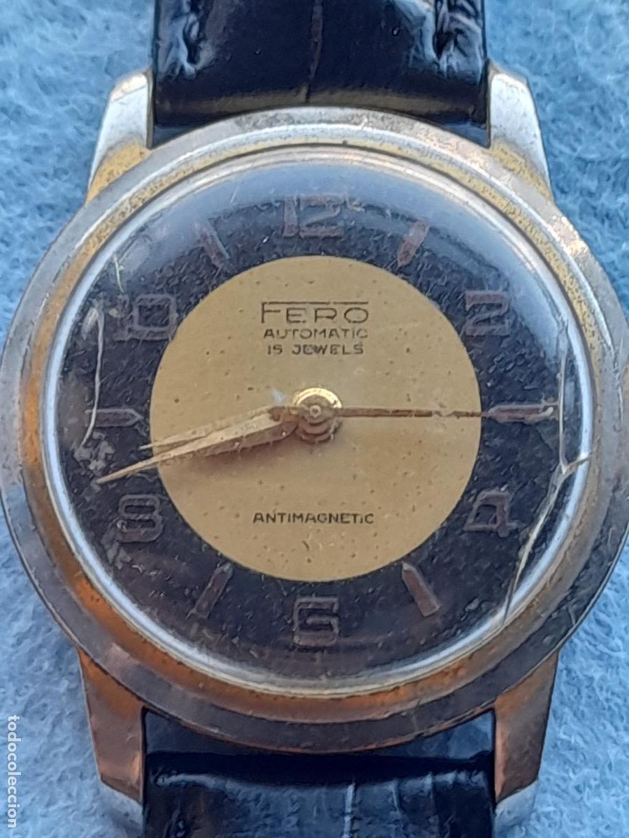 Relojes autom&aacute;ticos: Reloj Marca Fero. Autom&aacute;tico de Caballero. Swiss made - Foto 4