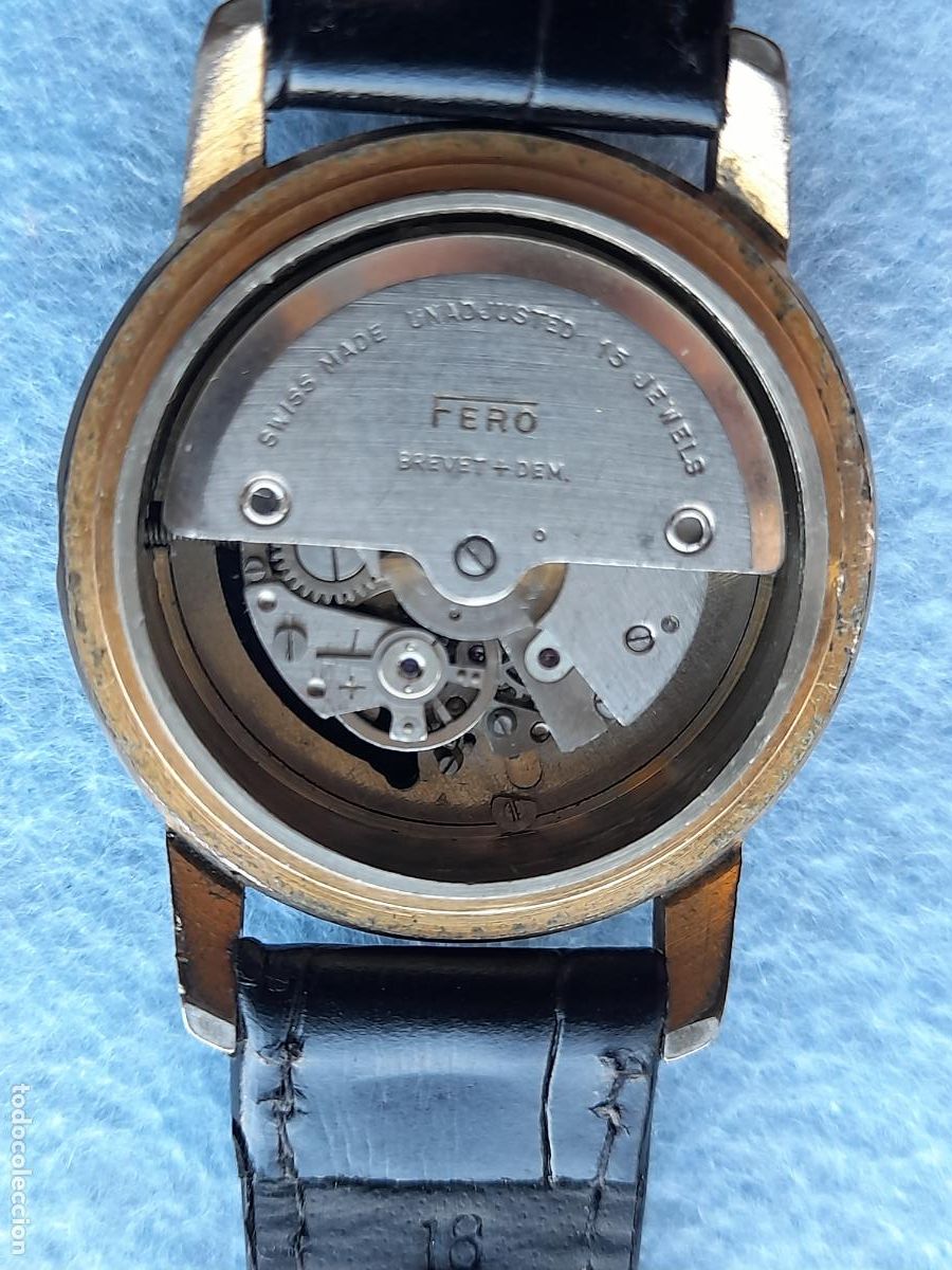 Relojes autom&aacute;ticos: Reloj Marca Fero. Autom&aacute;tico de Caballero. Swiss made - Foto 9