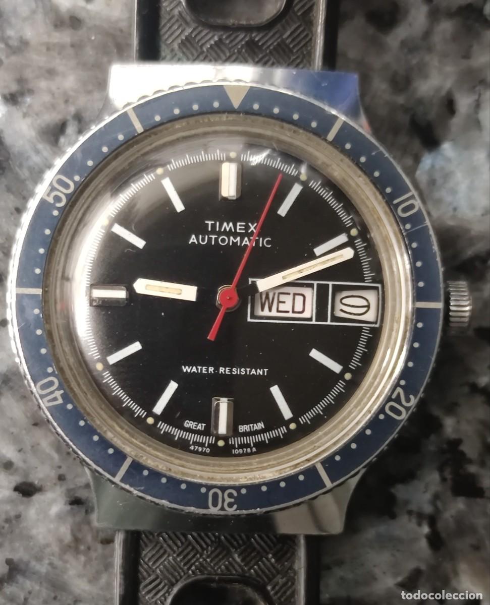 Relojes autom&aacute;ticos: Timex Diver autom&aacute;tico a&ntilde;os 70, de colecci&oacute;n - Foto 1