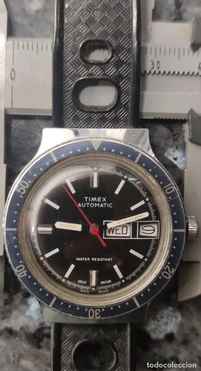 Relojes autom&aacute;ticos: Timex Diver autom&aacute;tico a&ntilde;os 70, de colecci&oacute;n - Foto 5