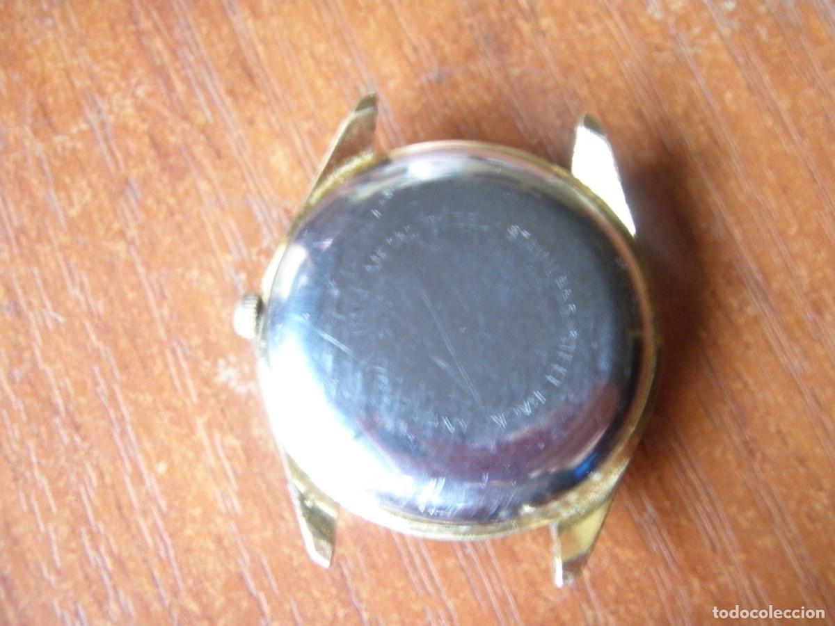 Relojes autom&aacute;ticos: RELOJ AUTOMATICO CHAPADO EN ORO HELBROS SELFWINDING NO FUNCIONA - Foto 2
