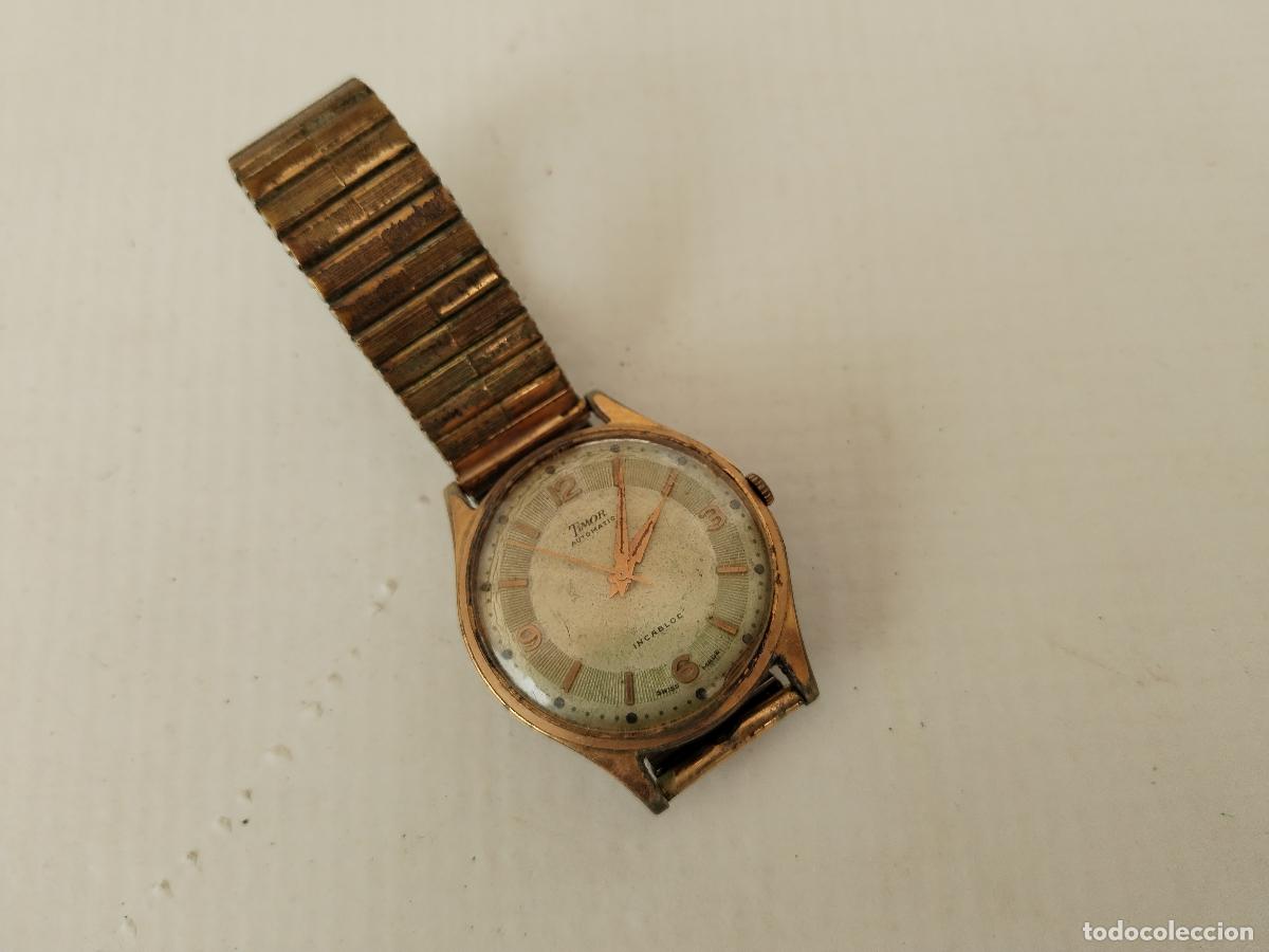Relojes autom&aacute;ticos: antiguo reloj timor automatic - Foto 2