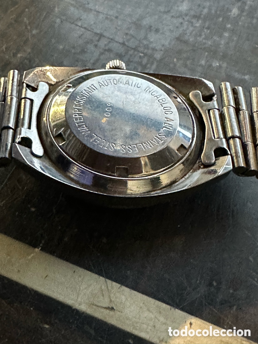Relojes autom&aacute;ticos: RELOJ PULSERA DUWARD AUTOMATIC 100M DE LOS A&Ntilde;OS 70 - Foto 5
