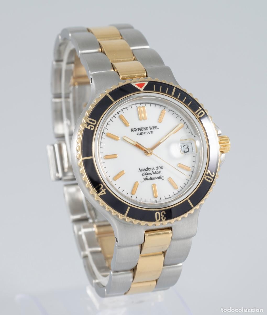 Relojes autom&aacute;ticos: Raymond Weil Amadeus 200 Two Tone Steel Automatic Ref: 2953 - Foto 6