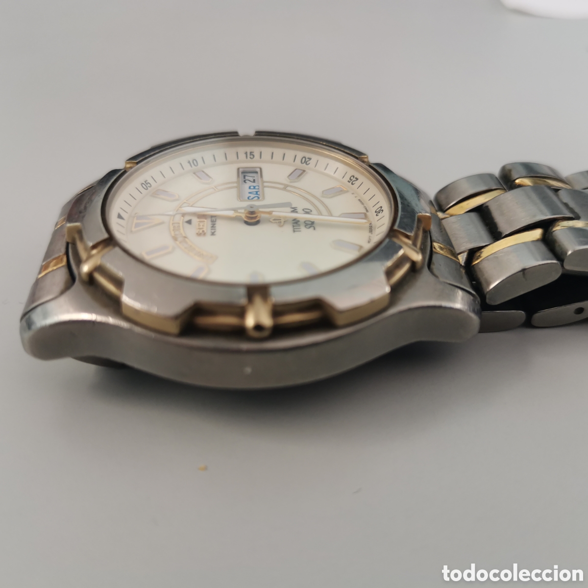 Relojes autom&aacute;ticos: Reloj Seiko Kinetic Titanium SQ100 - Foto 4